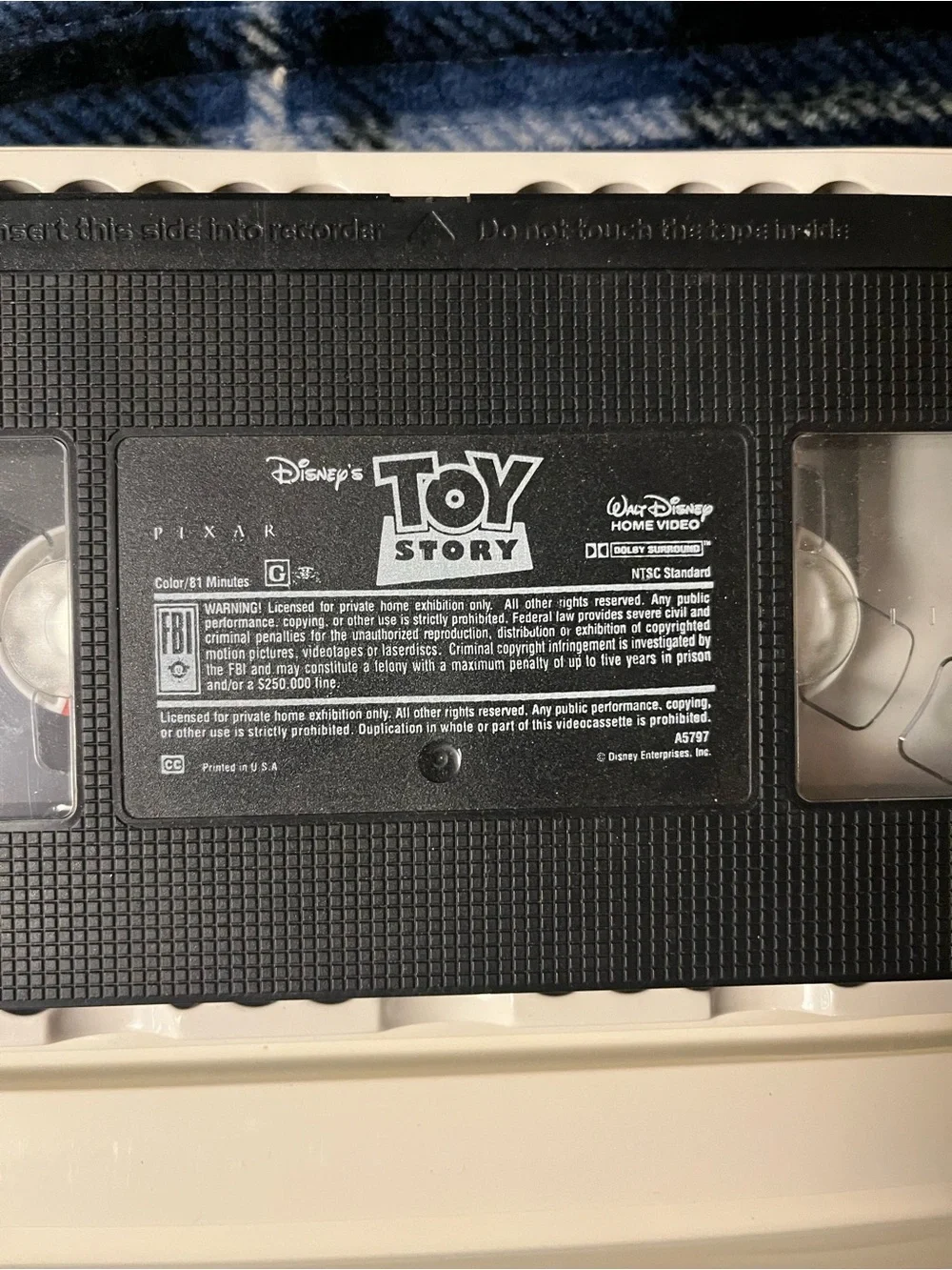 Toy Story original 90’s VHS